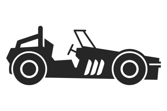 Download Motor Race Black Icon. Speed Car Side Vi - Motor Collection