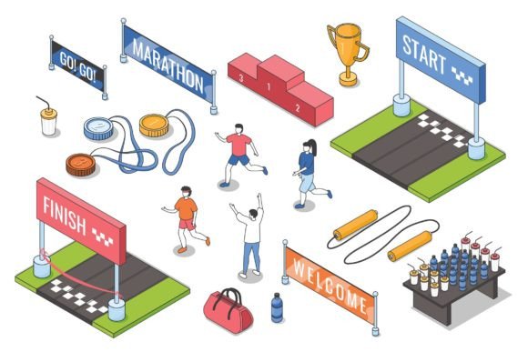 Download Marathon Isometric Elements - Marathon Collection