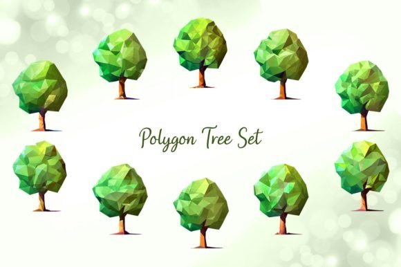Download Polygon Tree Set - Tree Collection