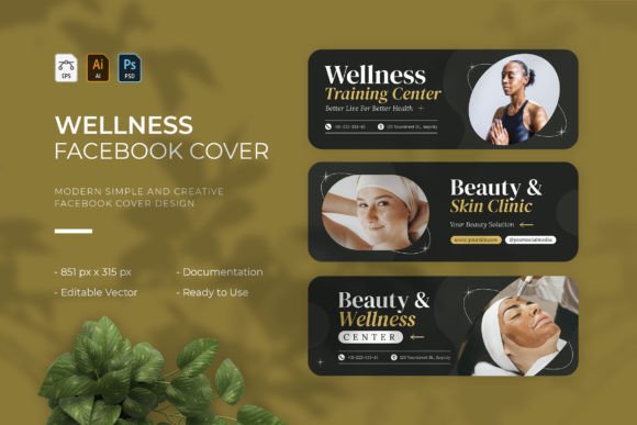 Download Wellness - Facebook Cover - Premium Bundle