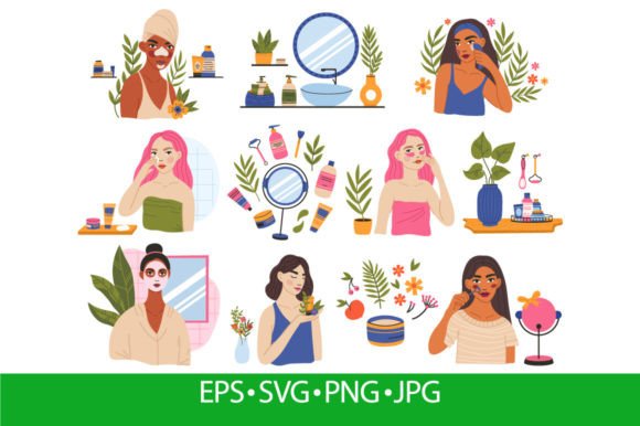 Download Female Beauty Skincare Routine, Young - Skincare Collection