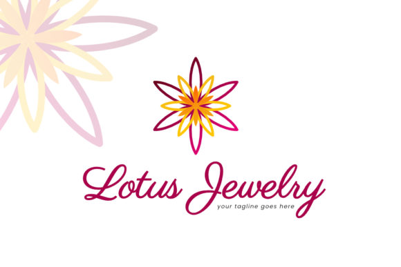 Download Luxury Lotus Jewelry Logo Mark - Lotus Collection
