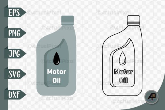 Download Motor Oil Outline with Clipart - Premium Resources