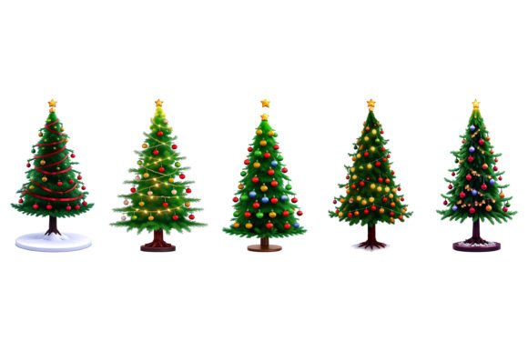 Download Christmas Tree with Colorful Design - Tree Collection