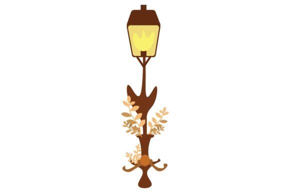 Download Royalty Street Lamp Vector - Tree Collection
