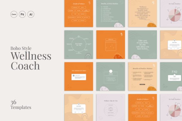 Download Boho Wellness Coach Instagram Kit - Premium Resources