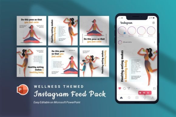 Download Wellness &amp; Spa - Instagram Feed Template - Premium Bundle