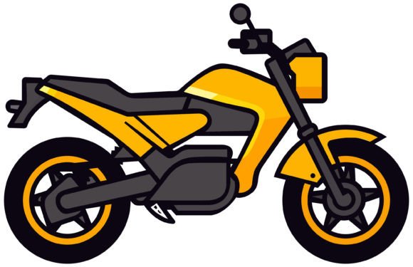 Download Illustration of Motor Cycle Vector - Premium Resources
